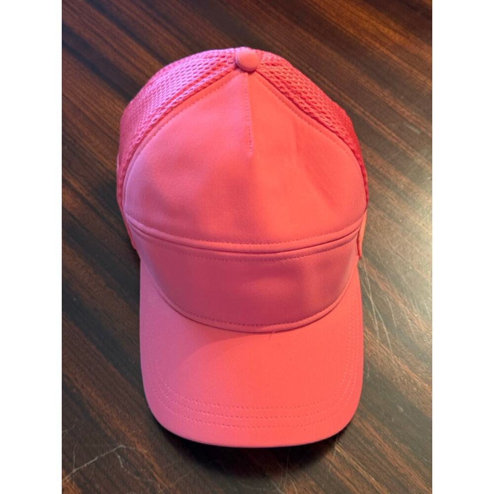 Lululemon Coral Salmon AND Under Armour Blue Baseball Hat Adjustable One Size - Picture 4 of 7